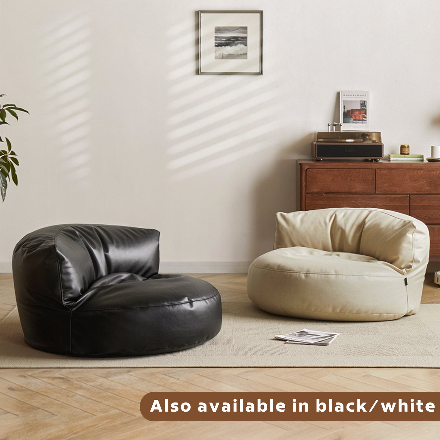 Casual Sofa Chair | Trendy Bean Bag Sofa | Tatami Japanese Style for Small Apartments & Balconies
