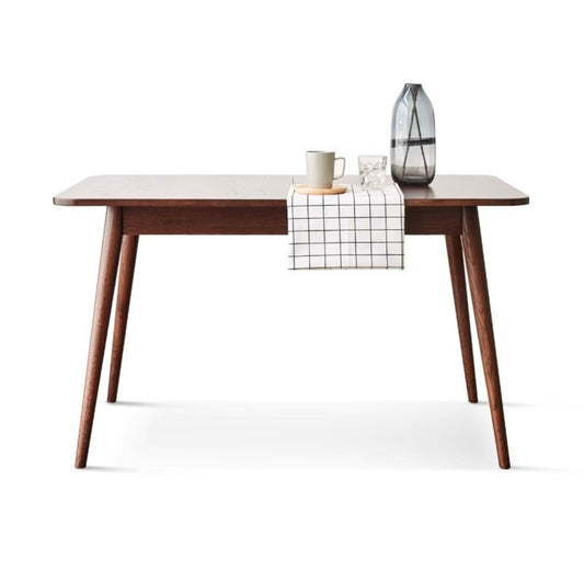 100% Solid Wood Dining Table Modern Folding Dining Table (Walnut)