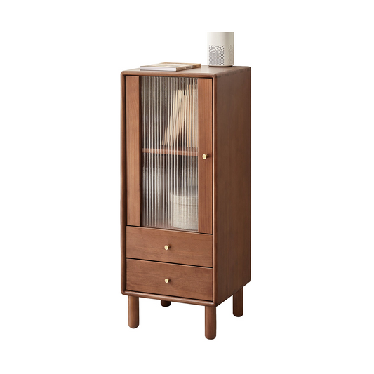 100% Solid Wood Corner Cabinet
